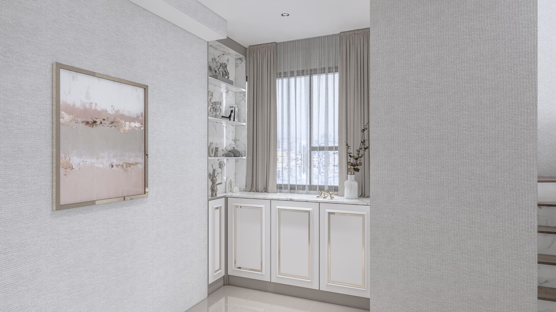 แบบ 3D บิ้วอิน ไนท์บริดจ์ ไพร์ม สาทร โดย CH Asset รูปที่ 3