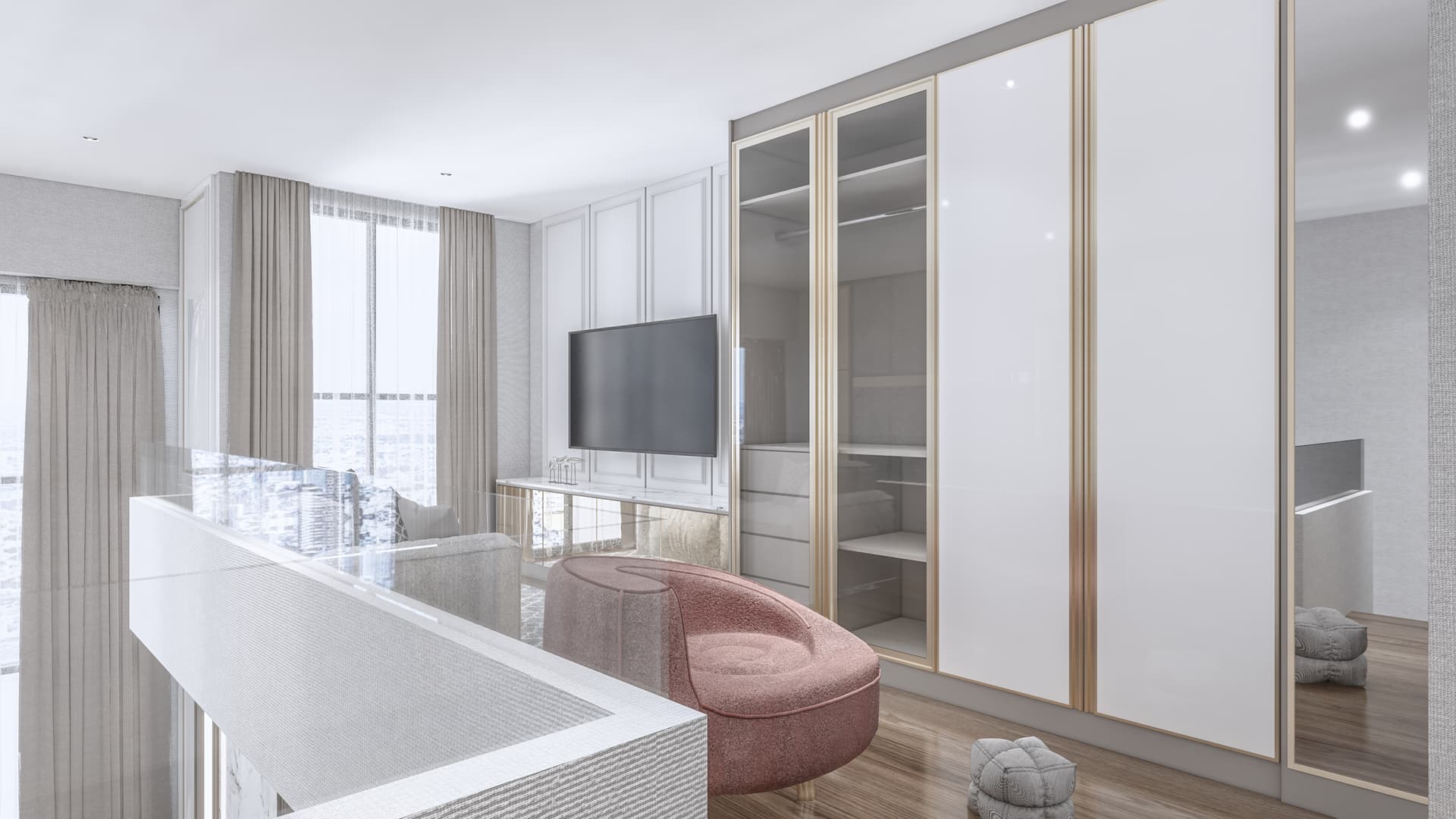 แบบ 3D บิ้วอิน ไนท์บริดจ์ ไพร์ม สาทร โดย CH Asset รูปที่ 9