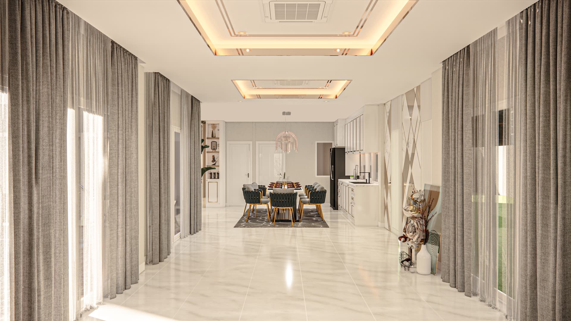 แบบ 3D บิ้วอิน บ้านสร้างเอง จรัญ 71 โดย CH Asset รูปที่ 1