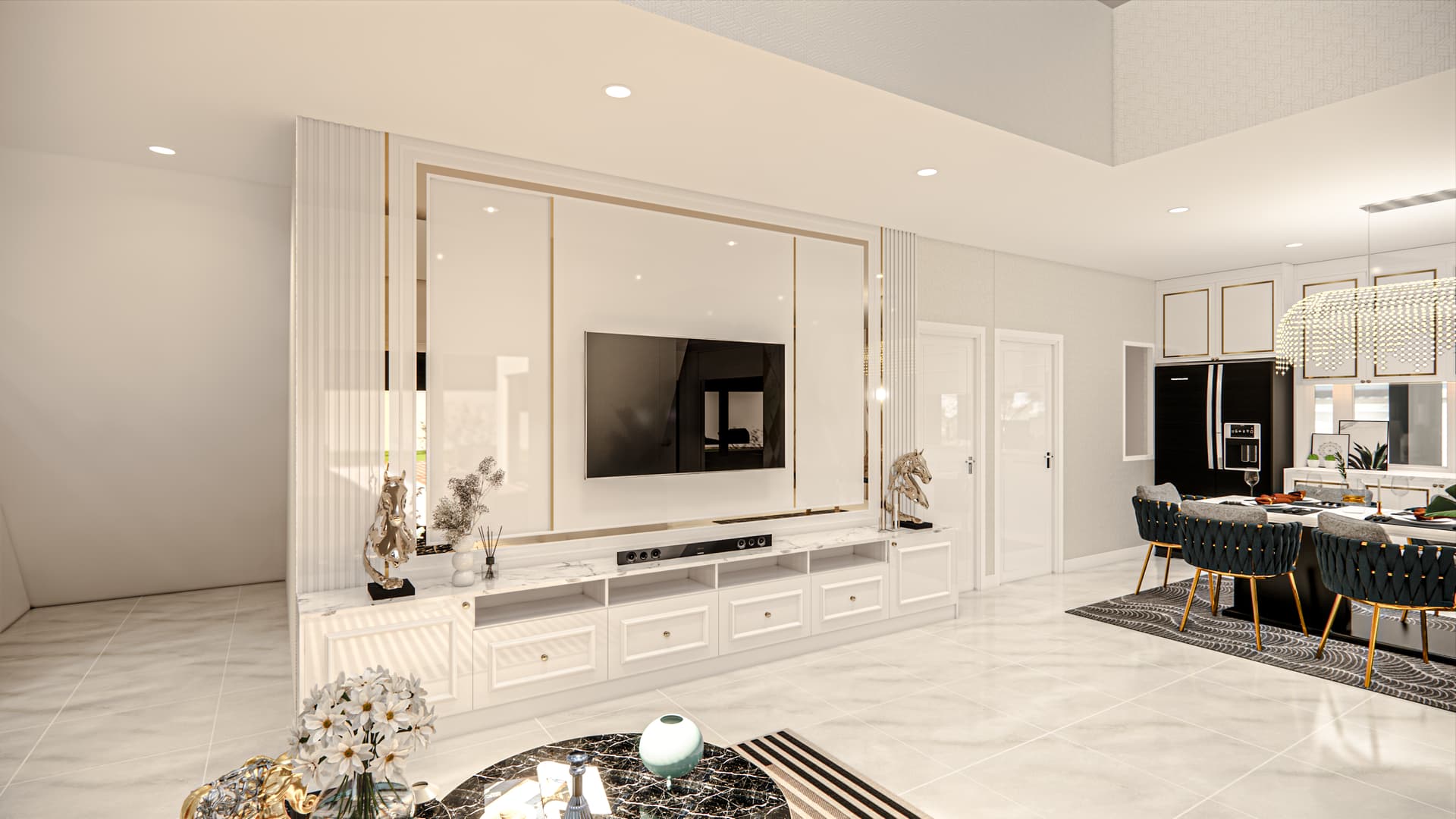 แบบ 3D บิ้วอิน บ้านสร้างเอง จรัญ 71 โดย CH Asset รูปที่ 5