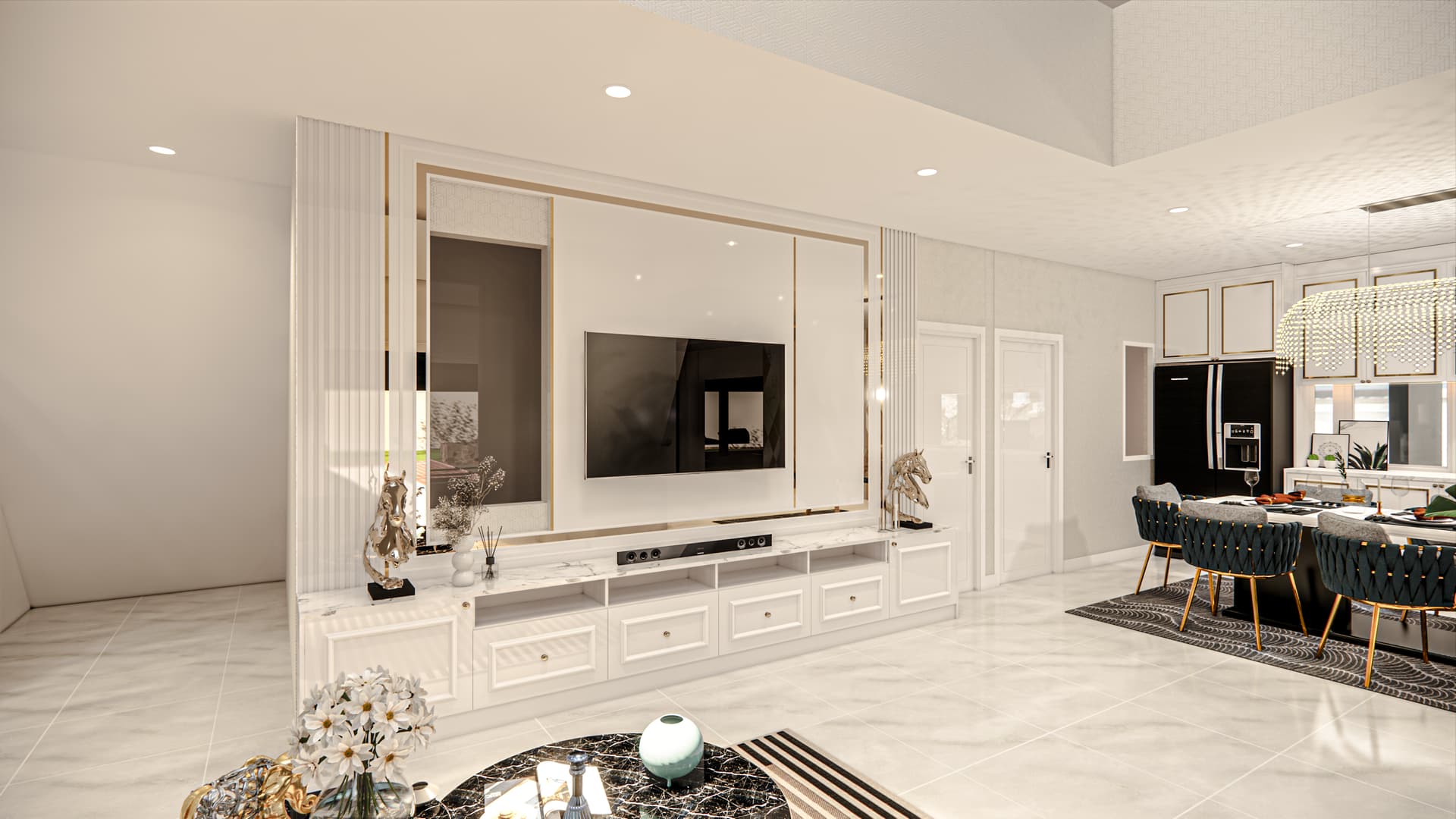 แบบ 3D บิ้วอิน บ้านสร้างเอง จรัญ 71 โดย CH Asset รูปที่ 6