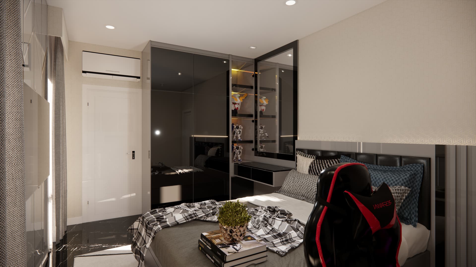แบบ 3D บิ้วอิน บ้านสร้างเอง จรัญ 71 โดย CH Asset รูปที่ 27
