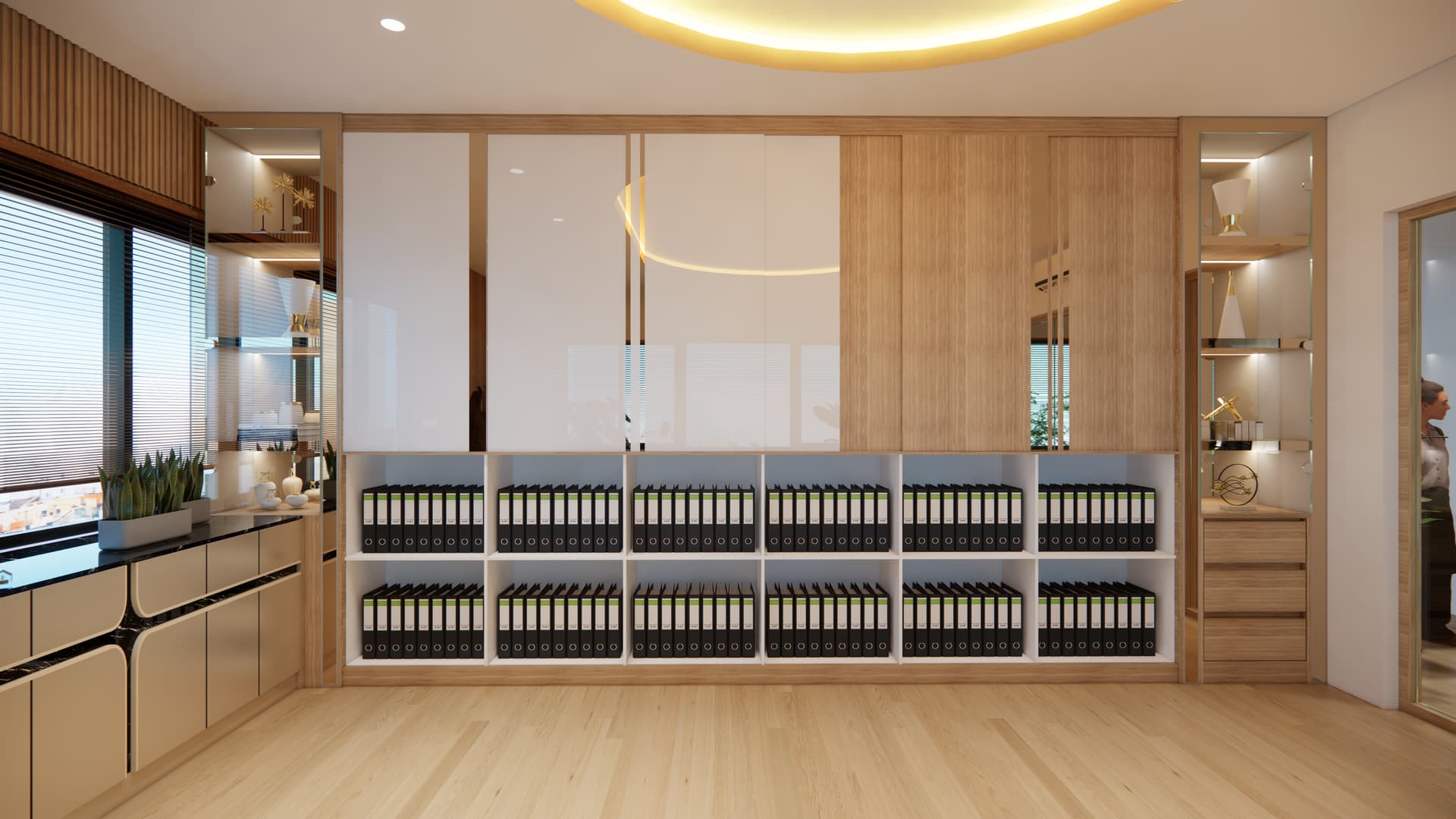 แบบ 3D บิ้วอิน ออฟฟิศ รามคำเเหง 164 โดย CH Asset รูปที่ 7