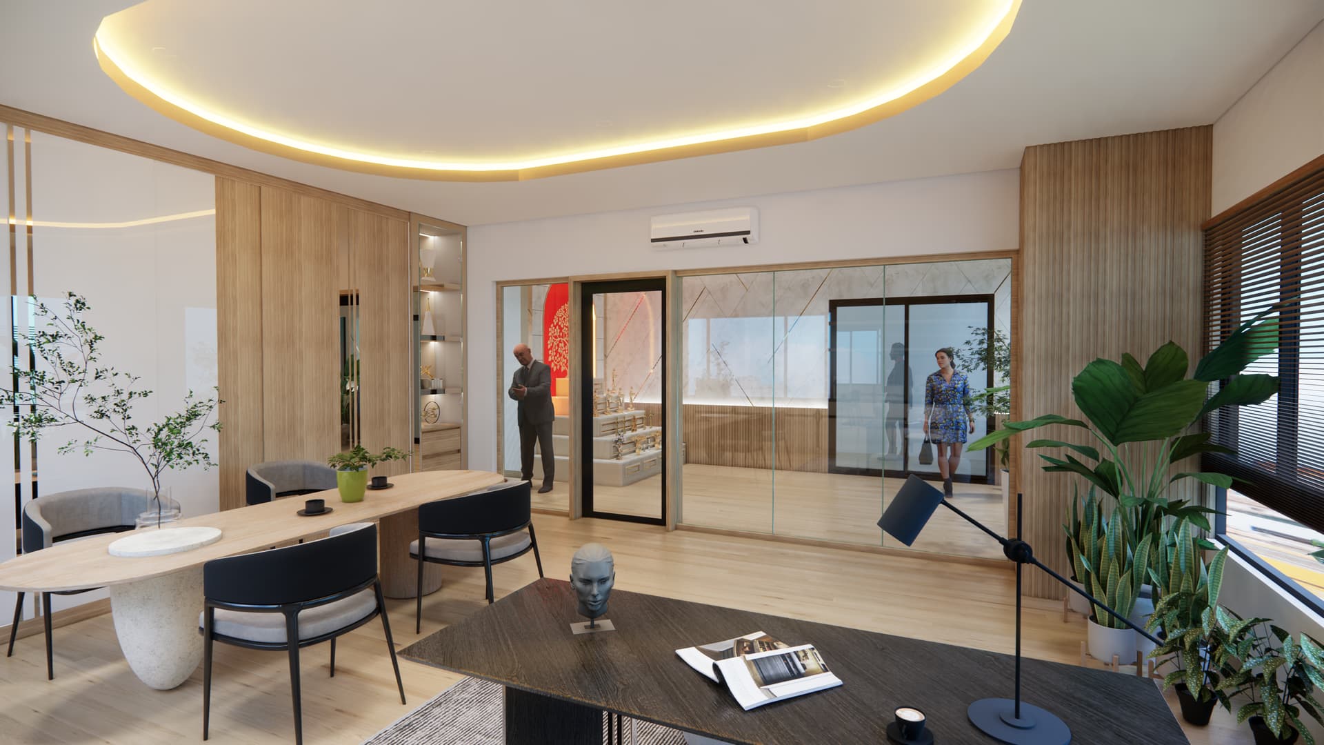 แบบ 3D บิ้วอิน ออฟฟิศ รามคำเเหง 164 โดย CH Asset รูปที่ 9