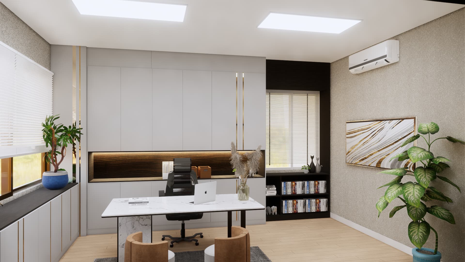 แบบ 3D บิ้วอิน ออฟฟิศ รามคำเเหง 164 โดย CH Asset รูปที่ 31