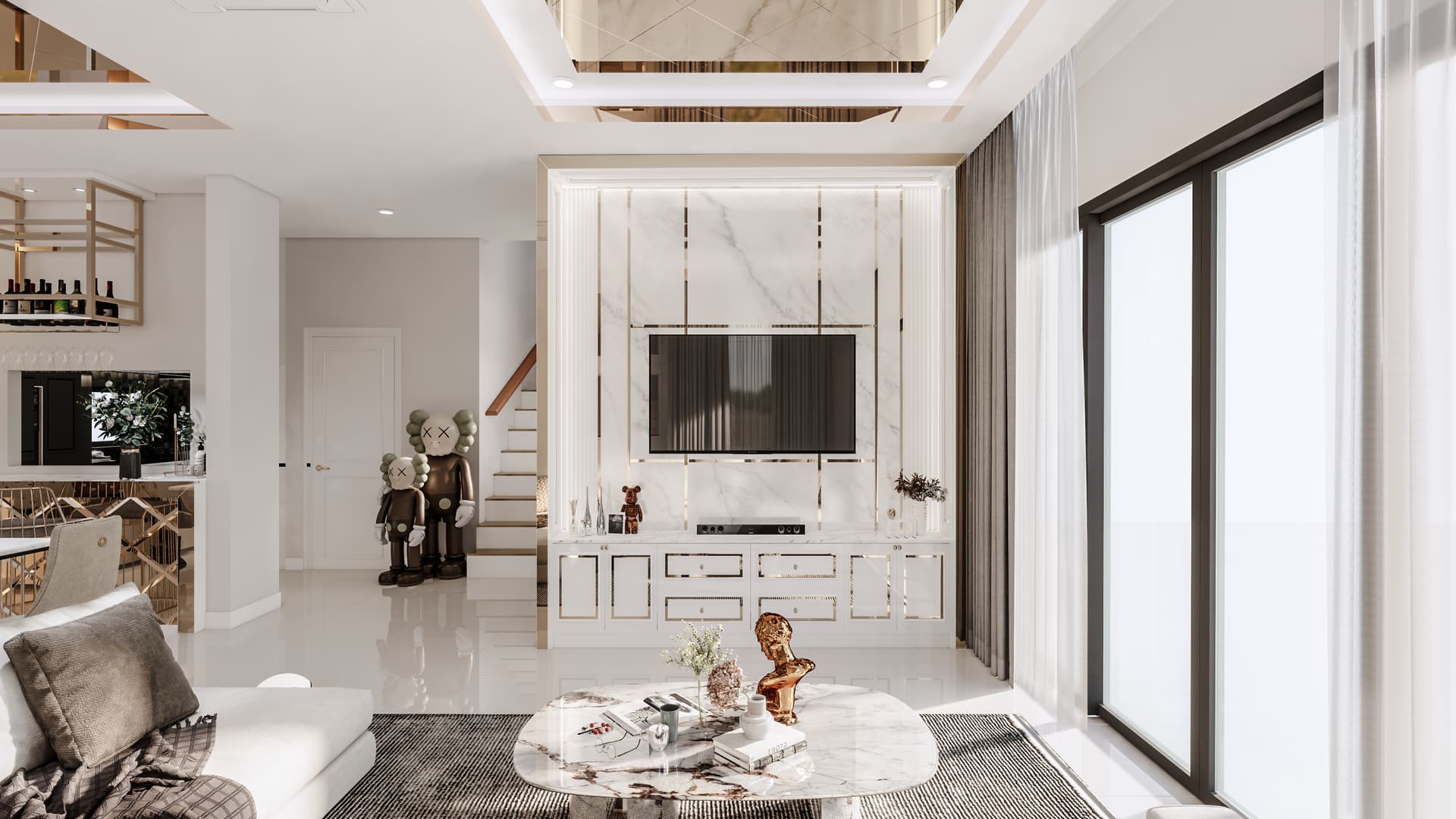แบบ 3D บิ้วอิน แกรนด์ บริทาเนีย บางนา - สุวรรณภูมิ โดย CH Asset รูปที่ 1
