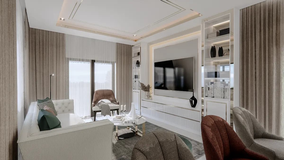 ผลงานบิ้วอิน ห้องนั่งเล่น โดย CH Asset